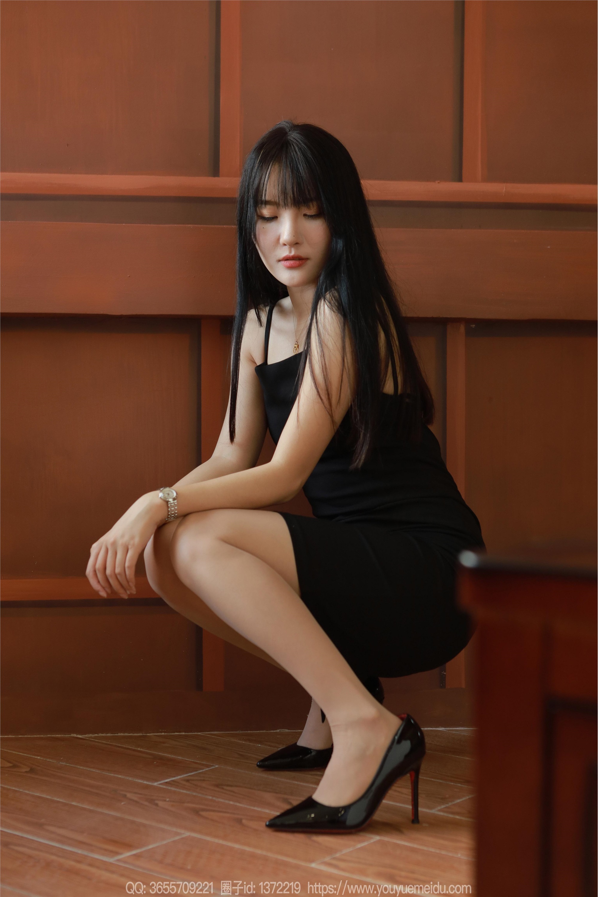 IESS异思趣向  2024.09.22 丝享家 1852 婉萍《黑色礼裙（上）》